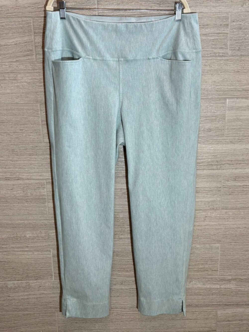 J.Jill Wearever Collection Sage Green Pullup Straight Leg Pants